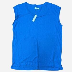 Madewell Women's Blue Vests-tanks-cami